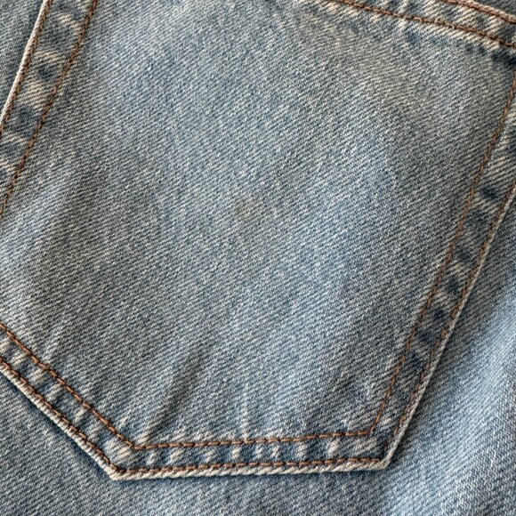 Men's Blue Straight Jeans - Picture 5 of 5